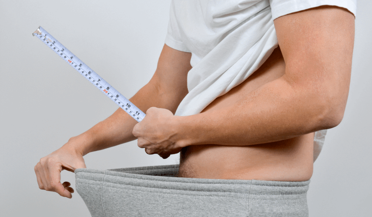 dzimumlocekļa mērīšana ar centimetru